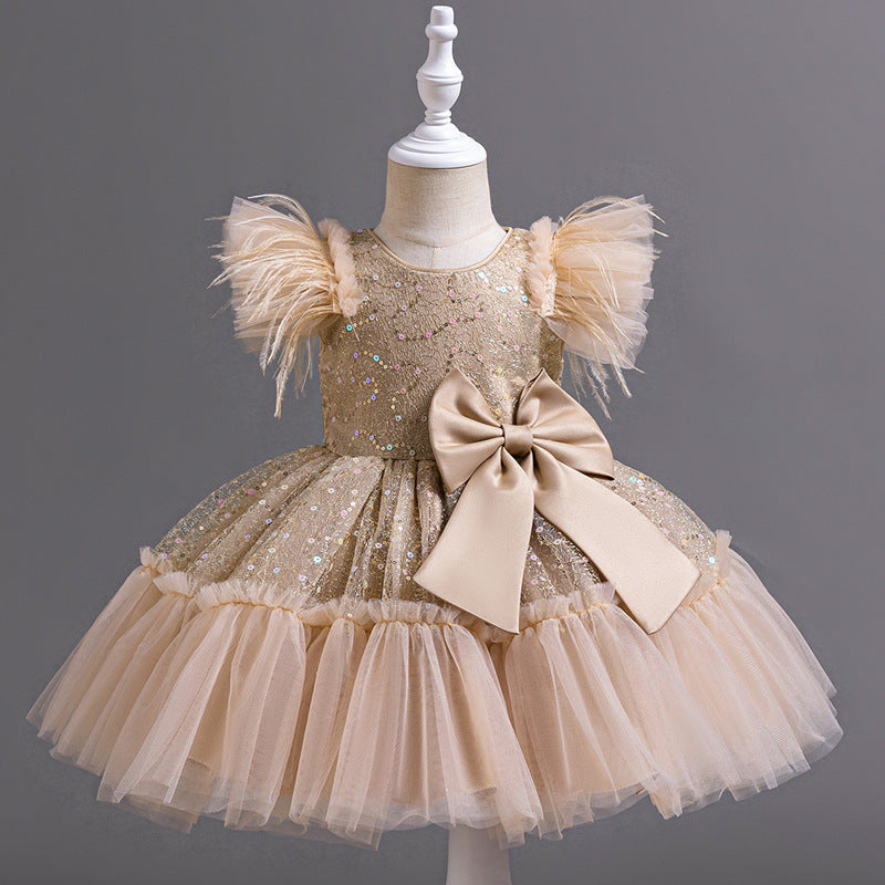 Children Wedding Dress - Tulle Skirt Summer