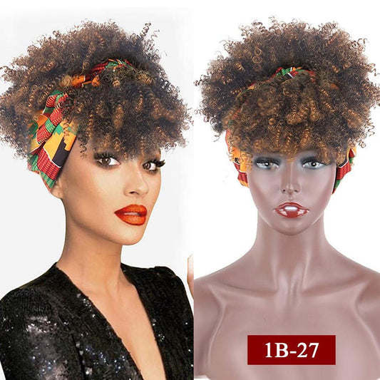 Afro Style Wig Headgear