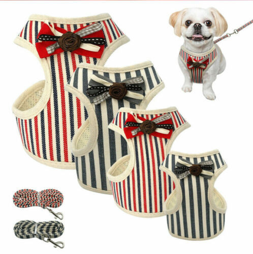Soft & Stylish Dog Leash – Chest Back Traction Rope with Bow Tie & Bell Accents