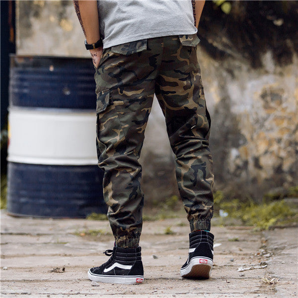 Men's Fashion Streetwear Pants - Men's Jogger Camo Harem Pants