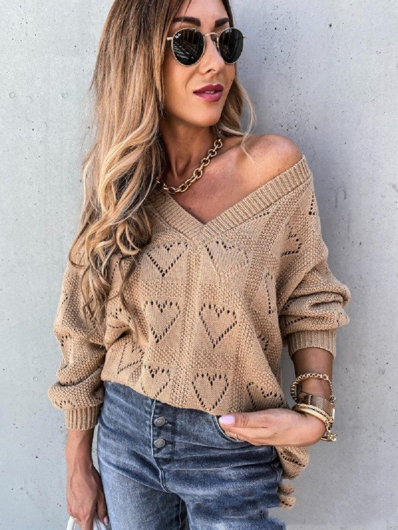 Hollow Knitted Sweater