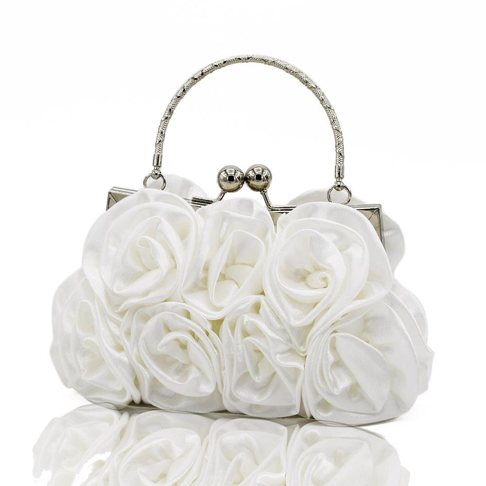 Hand-Held Rose Bag - Dinner Bridal Bag