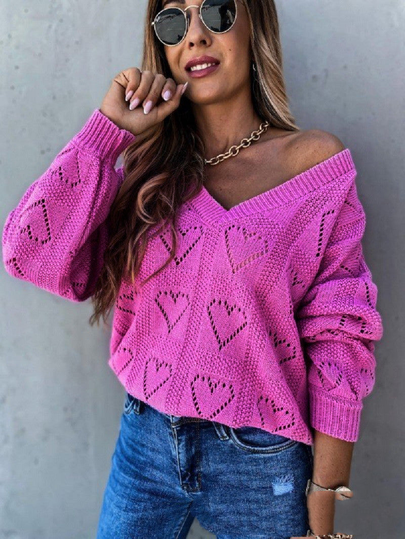 Hollow Knitted Sweater