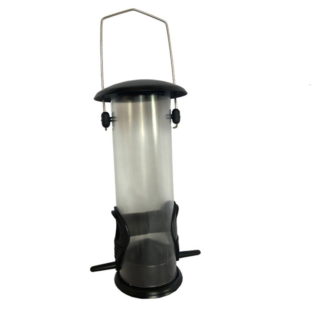 Automatic Hanging Bird Feeder - Outdoor Seed Dispenser for Wild Birds & Parrots