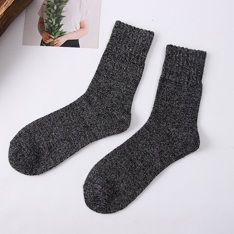 Winter Terry Wool Socks for Men