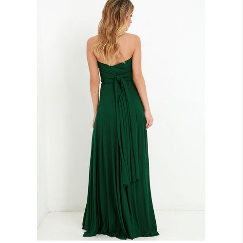 Sexy Long Party Dress - Summer Backless Bandage Maxi Dress Multiway Bridesmaids Boho Women Dress