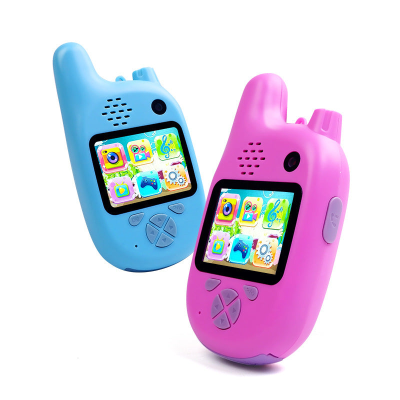 Walkie-Talkie Kids Camera Toys - Mini HD Cartoon Cameras