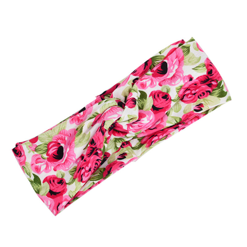 Floral cross hair band - JumoShop