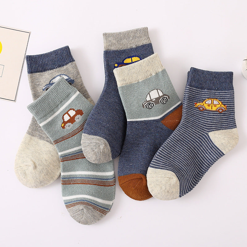 Children's Colorful Cotton Socks