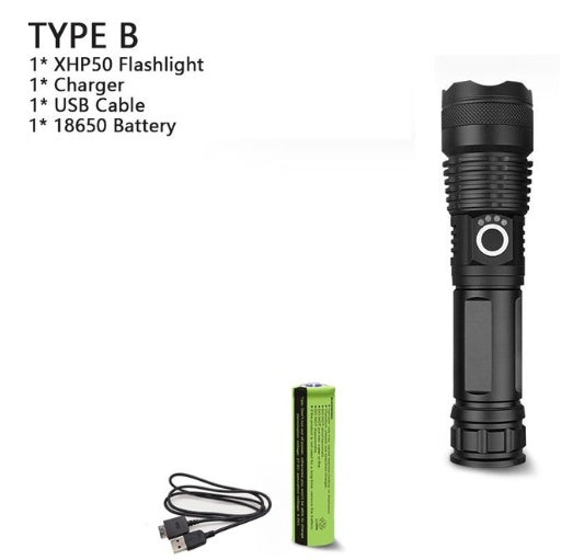 Powerful USB LED Flashlight