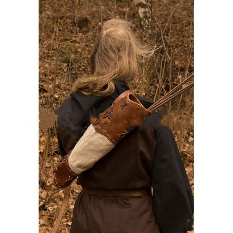 Warrior Hand Woven Skin Spliced Quiver