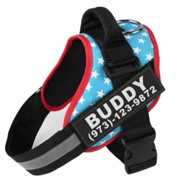 Custom Reflective Breathable No-Pull Dog Harness – Personalized Comfort, Maximum Safety!