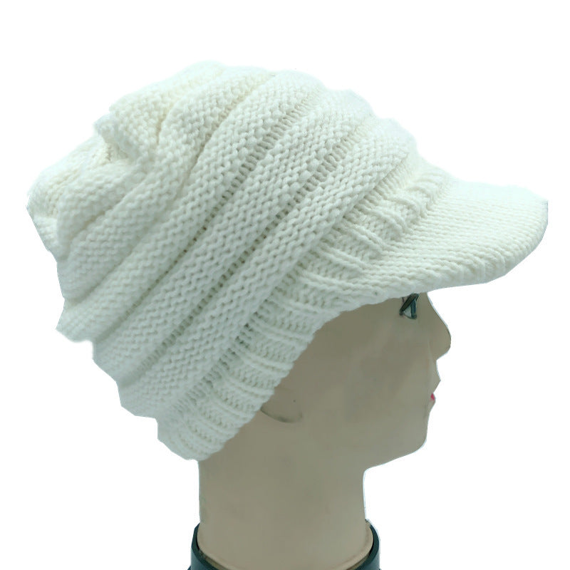 Woolen Knitted Cap - Ear protection cap