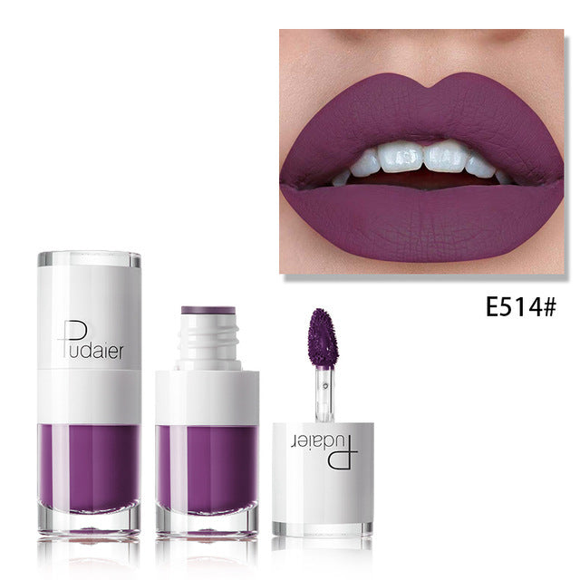 16 Color White Bottle Matte Lip Stick