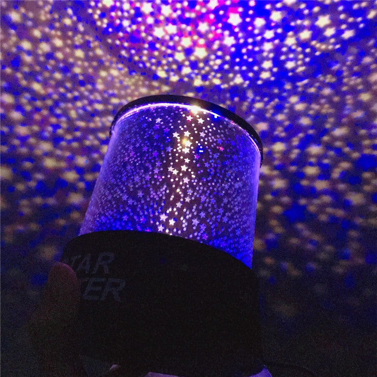 LED Night Light Projector Lamp - Colorful Star Light (Random Color)