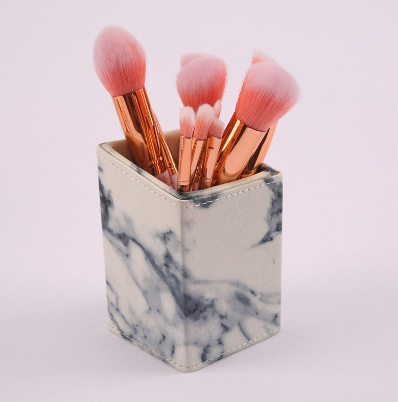 10 Marble Makeup Brush Sets - Beauty Tools, Blush, Eye shadow, Face modification