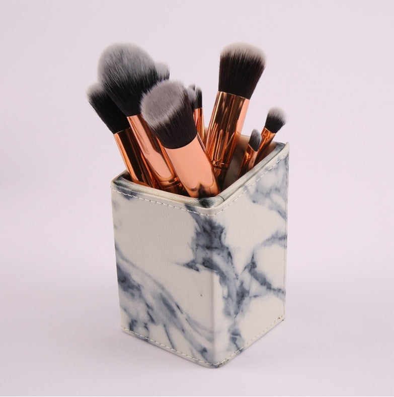 10 Marble Makeup Brush Sets - Beauty Tools, Blush, Eye shadow, Face modification