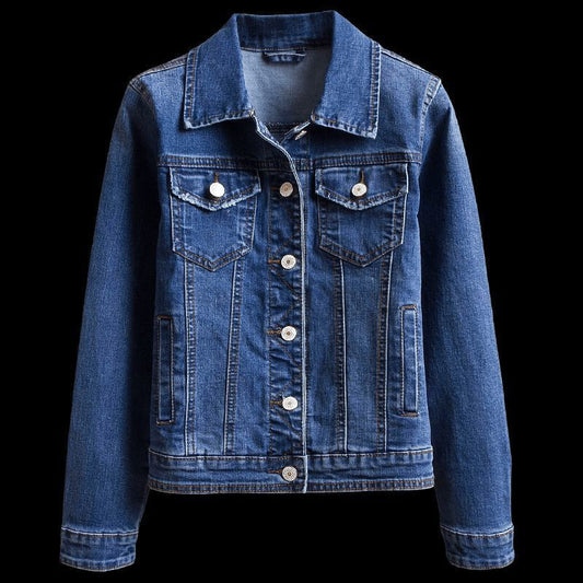 Autumn Slim Casual Denim Jacket - Student Jacket