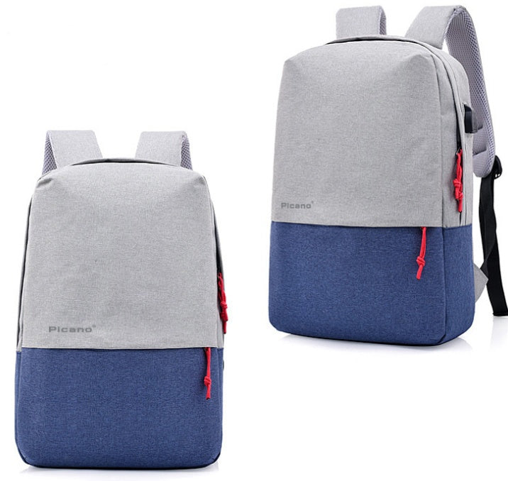 Cross Border Picano Custom Computer Bag - backpack leisure student package men and women multi-functional USB charging knapsack