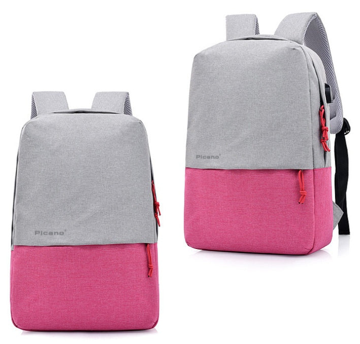 Cross Border Picano Custom Computer Bag - backpack leisure student package men and women multi-functional USB charging knapsack