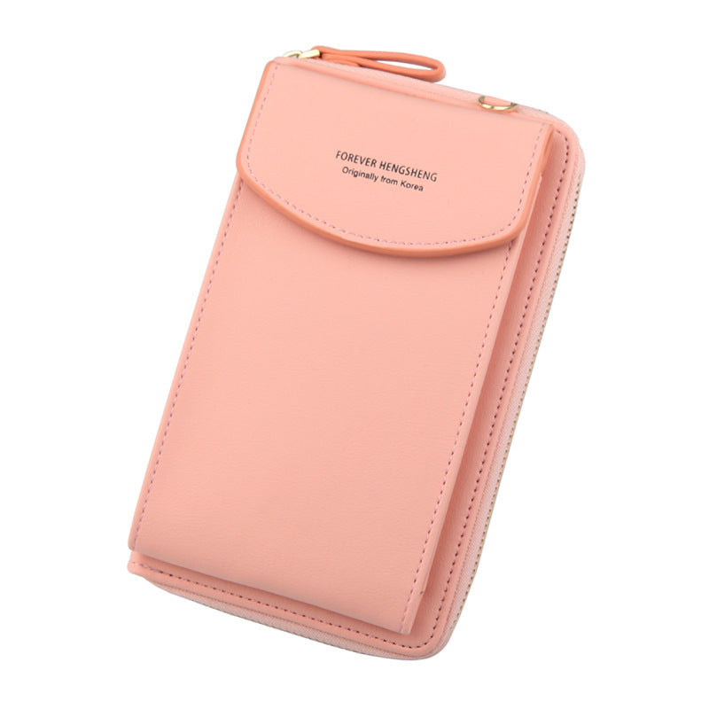 Mobile Phone Bag Zipper - Women Diagonal Bag