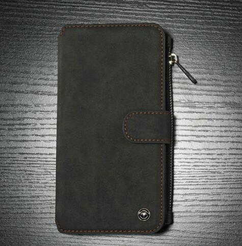 Iphone6s Plus Multi-function Wallet - Two-in-one Zipper Phone Protection Leather Case