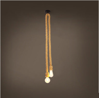 Hemp Rope Chandelier Bar