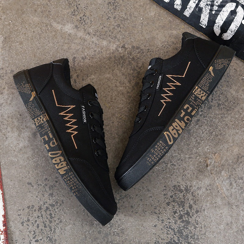 Men's Canvas Shoes -- sports casual men's shoes flat shoes men