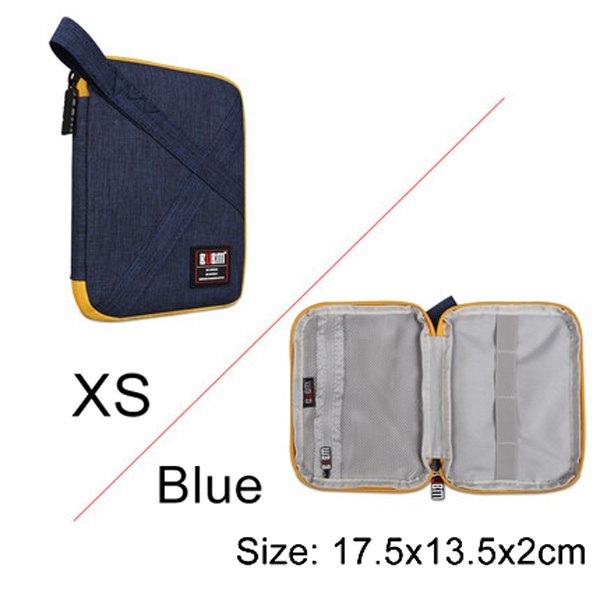 Universal Travel Cable Organizer - Electronics Accessories Cases Gadget Bag For USB, Phone, Charger and Cable, Fit for ipad - JumoShop