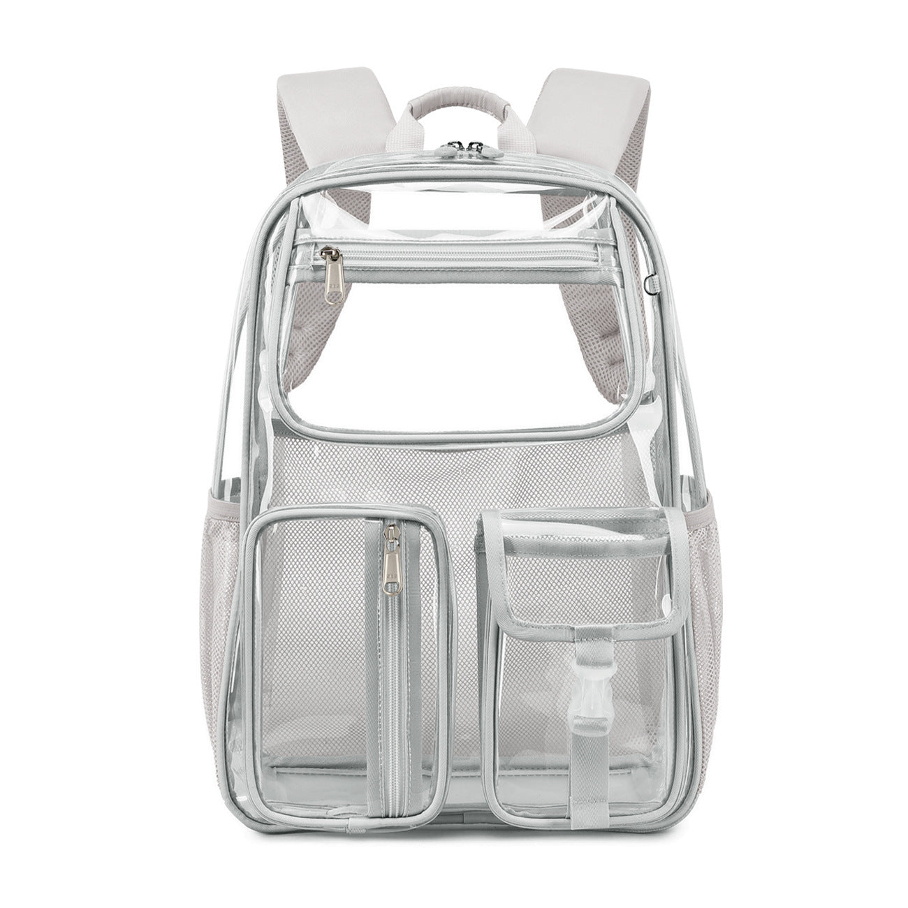 Transparent Jelly Pack - Middle School Student Schoolbag, Large Capacity Backpack