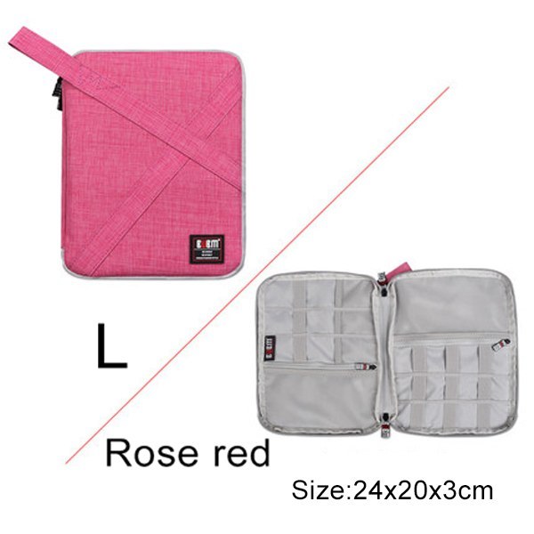 Universal Travel Cable Organizer - Electronics Accessories Cases Gadget Bag For USB, Phone, Charger and Cable, Fit for ipad - JumoShop