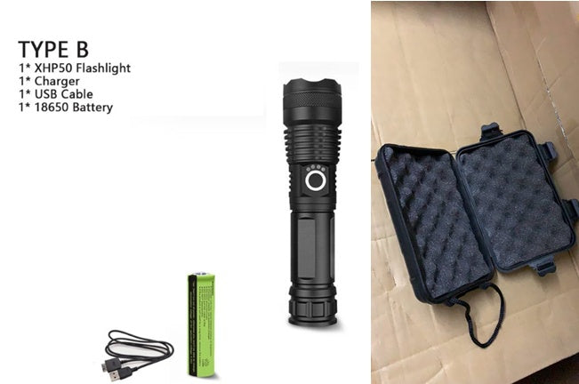 Powerful USB LED Flashlight