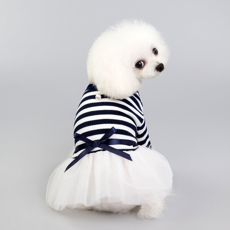 Bears Teddy Small Dog Pet Dress – Adorable & Cozy Fashion for Your Little Princess