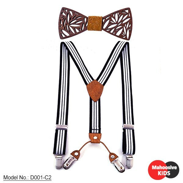Children's Suit Suspender & Tie Set