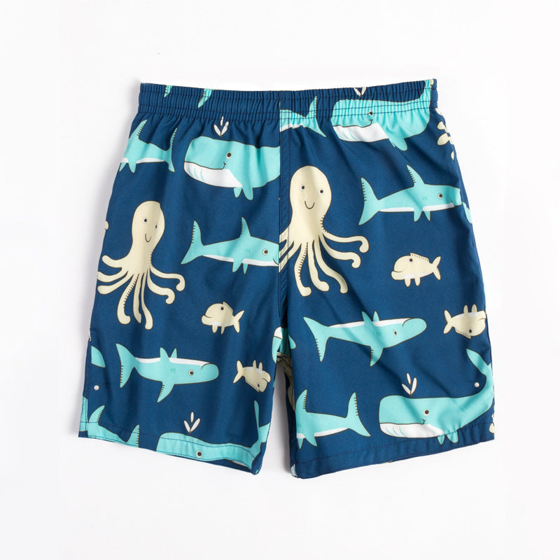 Children's Beach Shorts -  boxer swimming trunks