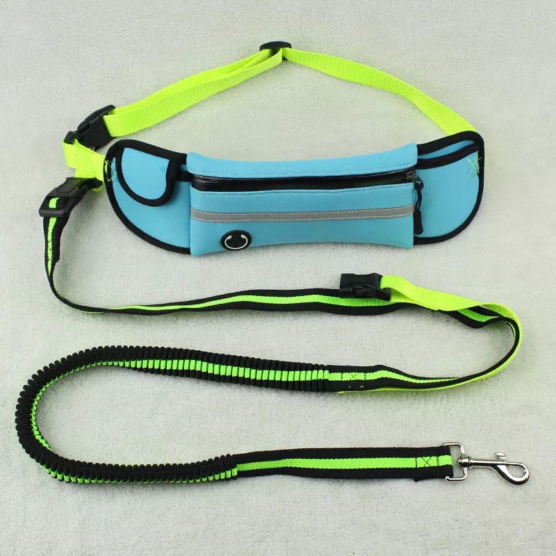 Pet Waist Bag - Sports Traction Rope Reflective Waterproof Running Traction Rope