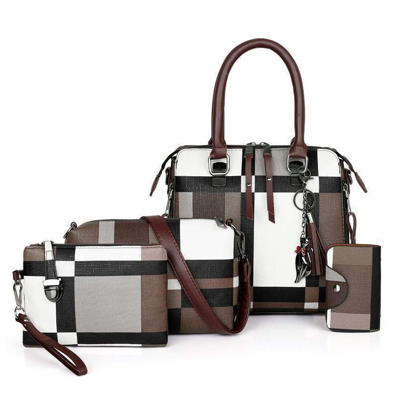 New Luxury Handbags - Plaid Women Bags Designer