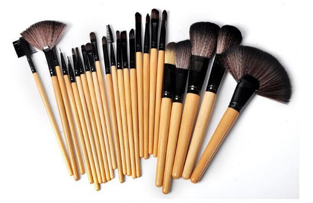 Gift Bag Of 24 Pcs Makeup Brush Sets Professional Cosmetics Brushes Eyebrow Powder Foundation Shadows Pinceaux Make Up Tools - JumoShop