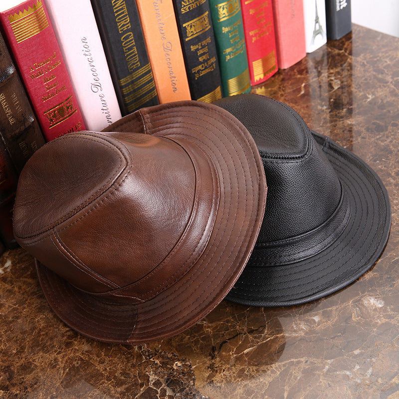 Men's And Women's Cowhide Hats
