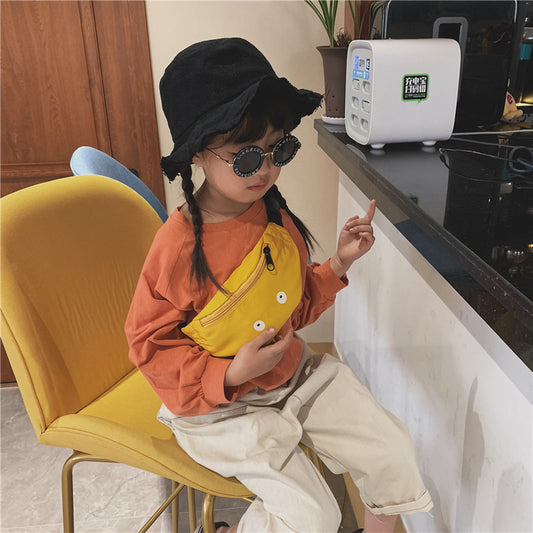Children's Single-shoulder Waist Bag -  Funny Pattern