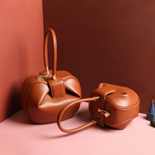 Leather Handbags - Fashion Dumplings Handbag