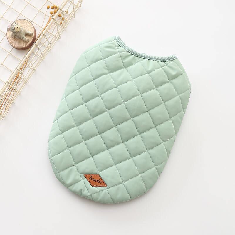 Warm Winter Cotton Dog Vest – Cozy, Double-Sided Soft Coat for Dogs