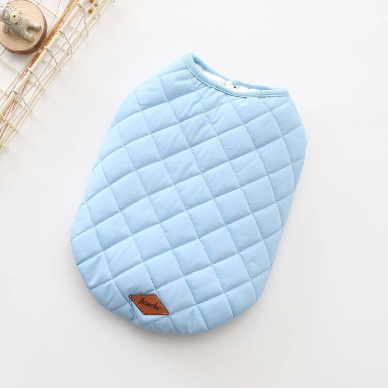 Warm Winter Cotton Dog Vest – Cozy, Double-Sided Soft Coat for Dogs