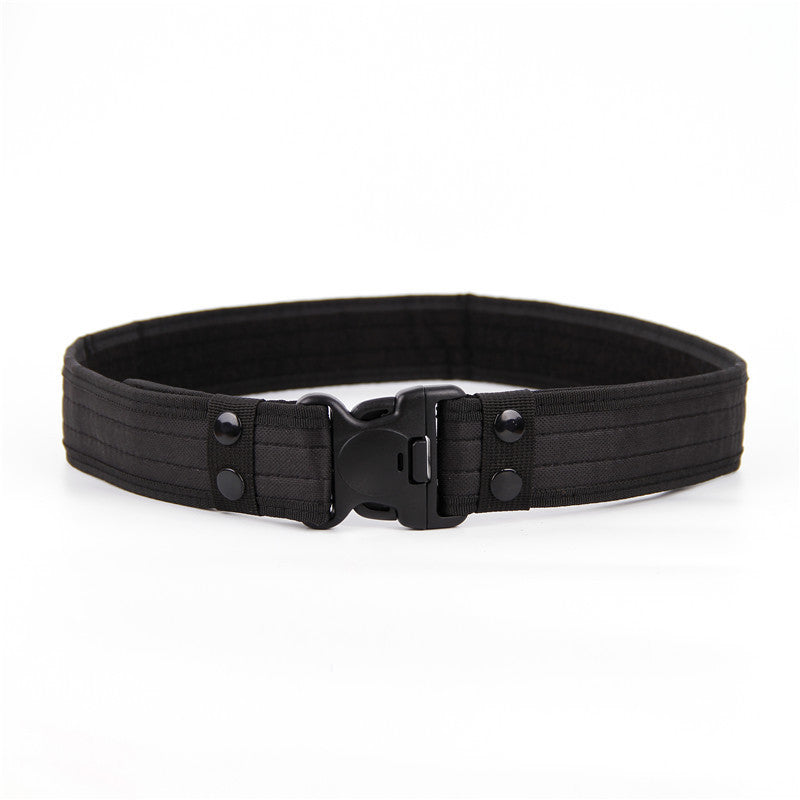 Wide Edged Outdoor Men's Thick Canvas Waist Belt