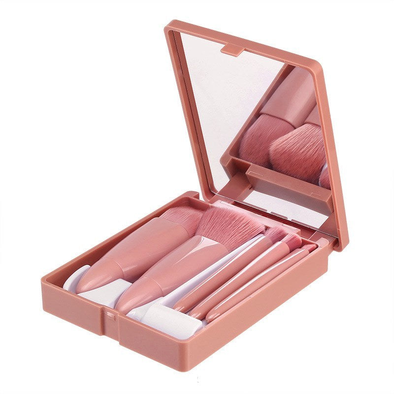 5Pcs Makeup Brushes Tool Set Cosmetic Powder Eye Shadow Foundation Blush Blending Make Up Brush - JumoShop