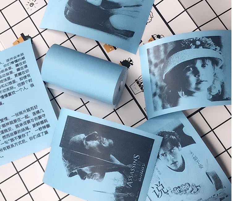 Mini Bluetooth Wireless Thermal Printer - Paper Sticker Label Printer