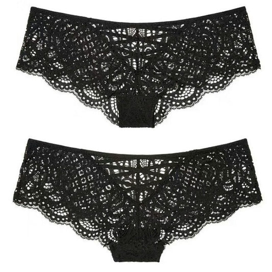 Women Lace Panties - Girls Elastic Breathable Underwear