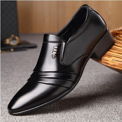 Leather Shoes - Men's Summer Breathable Shoes