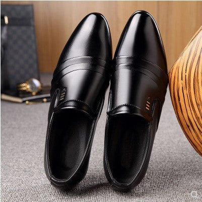 Leather Shoes - Men's Summer Breathable Shoes