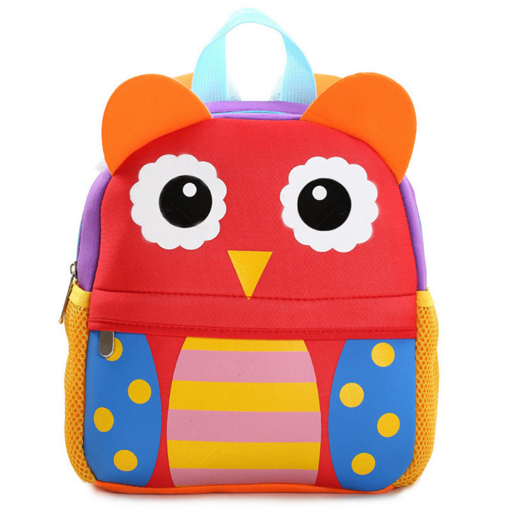 3D Cartoon Kindergarten School Bag - Diving Material Children's School Bag